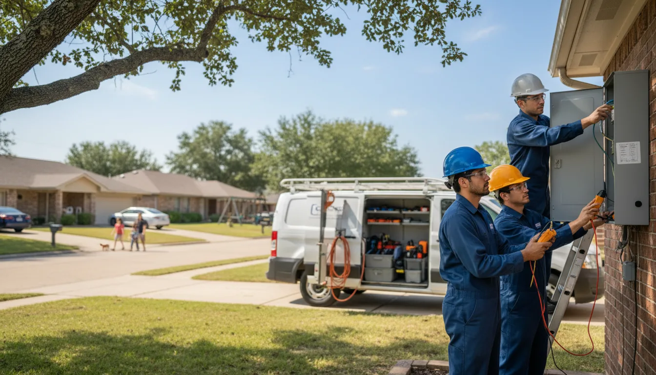 Certified electrician providing emergency electrical services in Cardale, PA